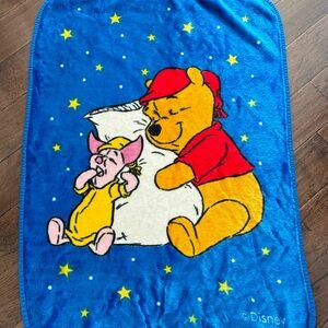 Disney Vintage Winnie the Pooh Baby Blanket